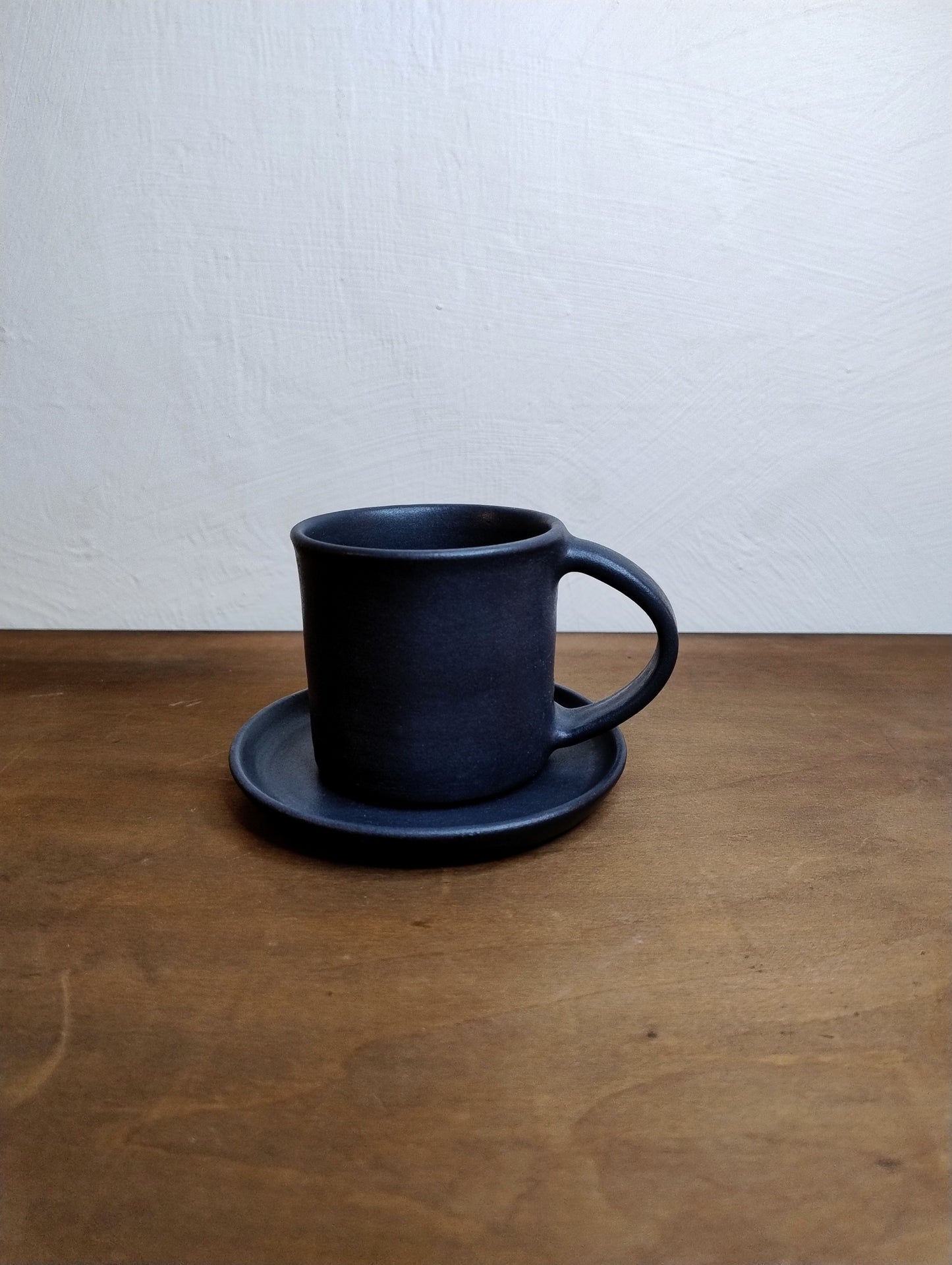 Kopp med hank og skål/asjett